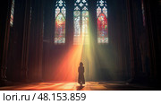 transcendence spiritual light ai generated. Стоковое AI-изображение, AI-художник Vectorwin / Фотобанк Лори
