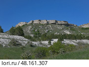 Крымская скала - куэста в районе Белогорска. Стоковое фото, фотограф Snezka / Фотобанк Лори