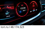 infotainment tire pressure warning light ai generated. Стоковое AI-изображение, AI-художник Vectorwin / Фотобанк Лори