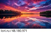 sunrise from dark to light ai generated. Стоковое AI-изображение, AI-художник Vectorwin / Фотобанк Лори