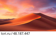 sunsky golden brown ai generated. Стоковое AI-изображение, AI-художник Vectorwin / Фотобанк Лори