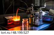 research oil lab ai generated. Стоковое AI-изображение, AI-художник Vectorwin / Фотобанк Лори