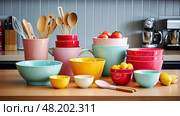 mixer cooking equipment ai generated. Стоковое AI-изображение, AI-художник Vectorwin / Фотобанк Лори