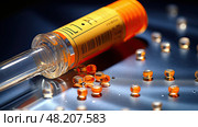 pen insulin medical equipment ai generated. Стоковое AI-изображение, AI-художник Vectorwin / Фотобанк Лори