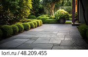 pathway dark gray slate ai generated. Стоковое AI-изображение, AI-художник Vectorwin / Фотобанк Лори