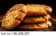 gooey peanut butter texture ai generated. Стоковое AI-изображение, AI-художник Vectorwin / Фотобанк Лори