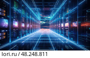 throughput data rate ai generated. Стоковое AI-изображение, AI-художник Vectorwin / Фотобанк Лори