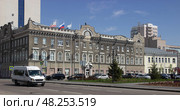 Здание городской думы 1844 год постройки.Саратов. Редакционное фото, фотограф Евгений Будюкин / Фотобанк Лори