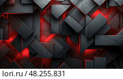 intersect abstract background red gray ai generated. Стоковое AI-изображение, AI-художник Vectorwin / Фотобанк Лори