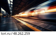motion fast light ai generated. Стоковое AI-изображение, AI-художник Vectorwin / Фотобанк Лори