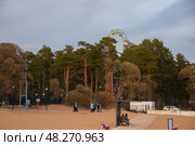 Зеленогорский пляж и парк. Редакционное фото, фотограф Владислав Ческидов / Фотобанк Лори