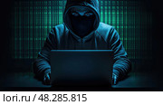 anonymity privacy technology ai generated. Стоковое AI-изображение, AI-художник Vectorwin / Фотобанк Лори