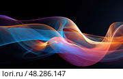 dimension abstract data light ai generated. Стоковое AI-изображение, AI-художник Vectorwin / Фотобанк Лори