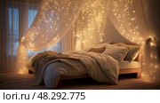 whimsical pixie lights ai generated. Стоковое AI-изображение, AI-художник Vectorwin / Фотобанк Лори