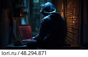 hacker dark web background ai generated. Стоковое AI-изображение, AI-художник Vectorwin / Фотобанк Лори
