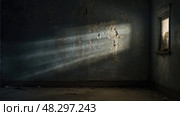 desolation dark room ai generated. Стоковое AI-изображение, AI-художник Vectorwin / Фотобанк Лори
