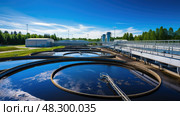 purification water control. Стоковое AI-изображение, AI-художник Vectorwin / Фотобанк Лори