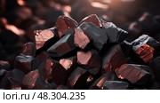 production raw materials metal. Стоковое AI-изображение, AI-художник Vectorwin / Фотобанк Лори