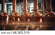 mash brewery equipment. Стоковое AI-изображение, AI-художник Vectorwin / Фотобанк Лори
