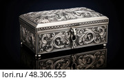box silver element. Стоковое AI-изображение, AI-художник Vectorwin / Фотобанк Лори