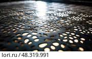 shadow punched metal ai generated. Стоковое AI-изображение, AI-художник Vectorwin / Фотобанк Лори