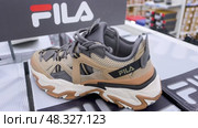 Fila new stylish sneakers. Sporting footwear. Редакционное видео, видеограф FotograFF / Фотобанк Лори