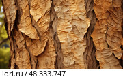 grooved cork tree ai generated. Стоковое AI-изображение, AI-художник Vectorwin / Фотобанк Лори