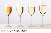stemless types of wine glasses ai generated. Стоковое AI-изображение, AI-художник Vectorwin / Фотобанк Лори