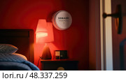residential fire alarm strobe ai generated. Стоковое AI-изображение, AI-художник Vectorwin / Фотобанк Лори