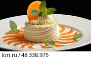 vanilla orange and white pow ai generated. Стоковое AI-изображение, AI-художник Vectorwin / Фотобанк Лори