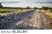 compaction road material ai generated. Стоковое AI-изображение, AI-художник Vectorwin / Фотобанк Лори