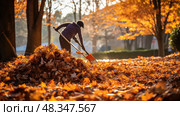 mulch leaf recycle ai generated. Стоковое AI-изображение, AI-художник Vectorwin / Фотобанк Лори