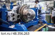 transmission gear box ai generated. Стоковое AI-изображение, AI-художник Vectorwin / Фотобанк Лори