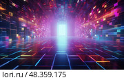 geometric sci fi texture ai generated. Стоковое AI-изображение, AI-художник Vectorwin / Фотобанк Лори