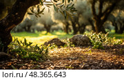 polyphenols olive leaf extract ai generated. Стоковое AI-изображение, AI-художник Vectorwin / Фотобанк Лори