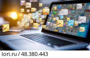 unread full email box ai generated. Стоковое AI-изображение, AI-художник Vectorwin / Фотобанк Лори