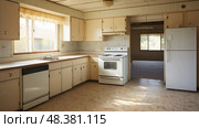 dated outdated kitchen ai generated. Стоковое AI-изображение, AI-художник Vectorwin / Фотобанк Лори