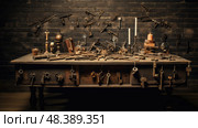 jumble keys table ai generated. Стоковое AI-изображение, AI-художник Vectorwin / Фотобанк Лори