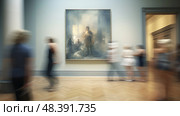 artwork blurred interior exterior painting ai generated. Стоковое AI-изображение, AI-художник Vectorwin / Фотобанк Лори