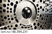 wall punched metal ai generated. Стоковое AI-изображение, AI-художник Vectorwin / Фотобанк Лори