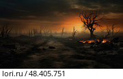 scorched open road ai generated. Стоковое AI-изображение, AI-художник Vectorwin / Фотобанк Лори