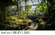 biodiversity plant science ai generated. Стоковое AI-изображение, AI-художник Vectorwin / Фотобанк Лори