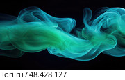 mist blue green smoke ai generated. Стоковое AI-изображение, AI-художник Vectorwin / Фотобанк Лори
