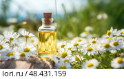 tea essential oil plant ai generated. Стоковое AI-изображение, AI-художник Vectorwin / Фотобанк Лори
