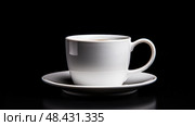 stark coffee cup white ai generated. Стоковое AI-изображение, AI-художник Vectorwin / Фотобанк Лори