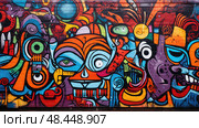 wall grafitti texture ai generated. Стоковое AI-изображение, AI-художник Vectorwin / Фотобанк Лори