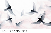 puffin black and white birds ai generated. Стоковое AI-изображение, AI-художник Vectorwin / Фотобанк Лори