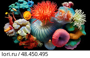 algae underwater plants ai generated. Стоковое AI-изображение, AI-художник Vectorwin / Фотобанк Лори