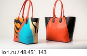geometric tote bag ai generated. Стоковое AI-изображение, AI-художник Vectorwin / Фотобанк Лори