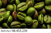 robusta raw coffee beans ai generated. Стоковое AI-изображение, AI-художник Vectorwin / Фотобанк Лори